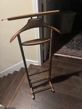 RARE Antique Fratelli Reguitti Mid Century Maison Blanche Clothes Valet MCM