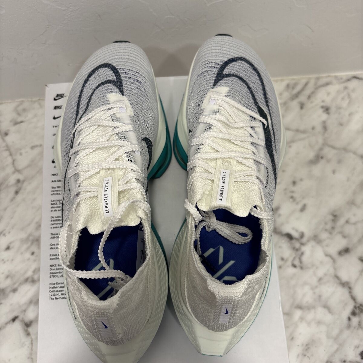 Nike Air Zoom AlphaFly NEXT% 2 White Jade Green Men 7.5