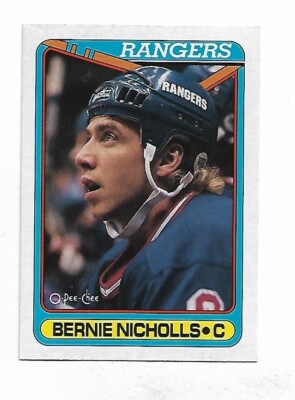 1990-91 O-Pee-Chee - Bernie Nicholls - New York Rangers #13