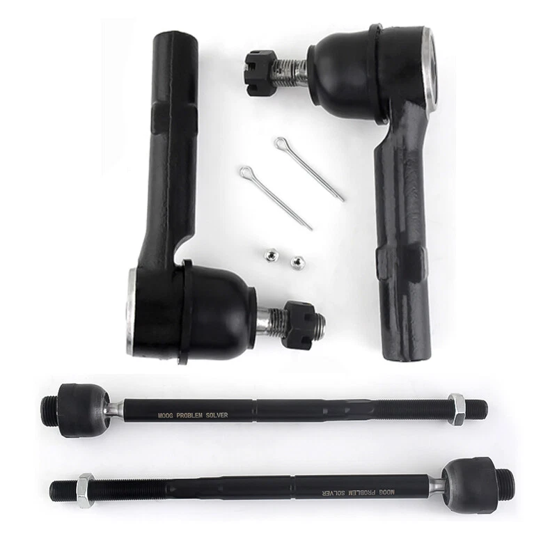 4PCS MOOG Extremos de Barra de Acoplamiento Delanteros Para Chevy Silverado Suburban Tahoe Sierra Yukon XL Foto 3 de 4