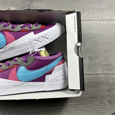 Nike Blazer Low x KAWS x Sacai 2021 'Purple Dusk' - Size UK 8.5