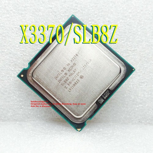 Procesador Intel Xeon X3370 3,0 GHz cuatro núcleos 12M 1333 MHz LGA775 - Imagen 1 de 3