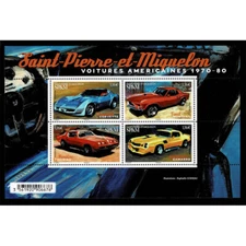 FR4596 - 2020 Saint Pierre Et Miquelon SP&M Classic American Cars
