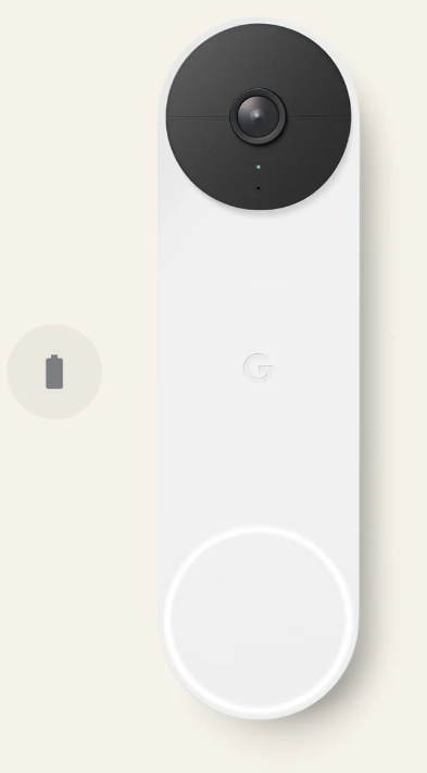 New Google - Nest Wireless Video Doorbell - Battery | eBay