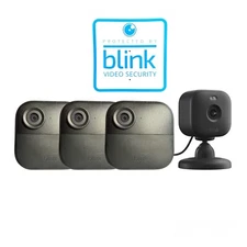 Blink Outdoor 4 4th Gen 4 Camera Whole Home Security System with Blink Yard Sign