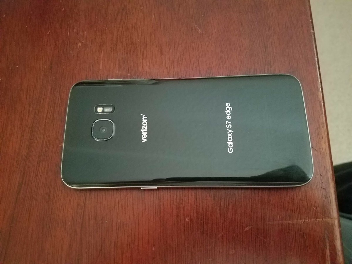 Samsung Galaxy S7 edge - 32 GB - Black Onyx (Verizon) for sale