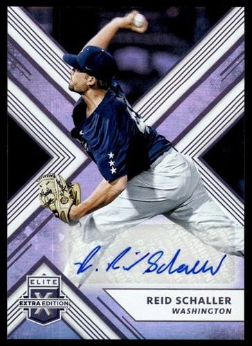 2018 Panini Elite Extra Edition Autographs Reid Schaller Auto Washington - Picture 1 of 2
