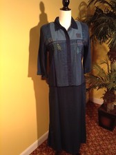 Womans 2-Pc Long Dress Set Size 'M'