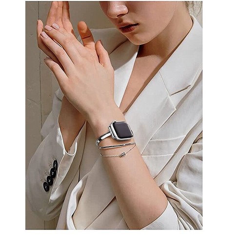CORREA DE RELOJ APPLE ACERO INOXIDABLE 10/9/8/7/6/5/4/SE ULTRA 1/2 MULTICOLOR LUJO - Imagen 7 de 26