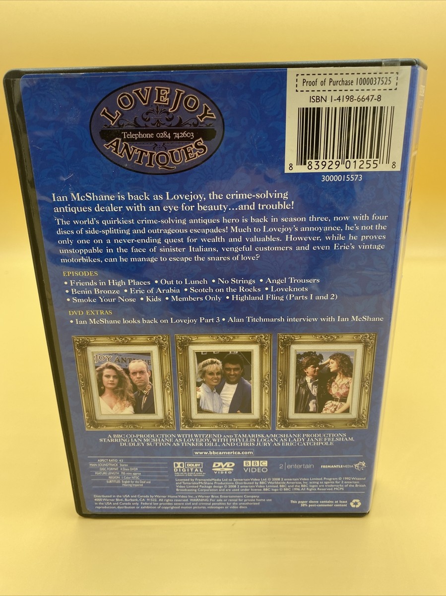 Lovejoy - The Complete Season Three (DVD, 2008, 4-Disc Set