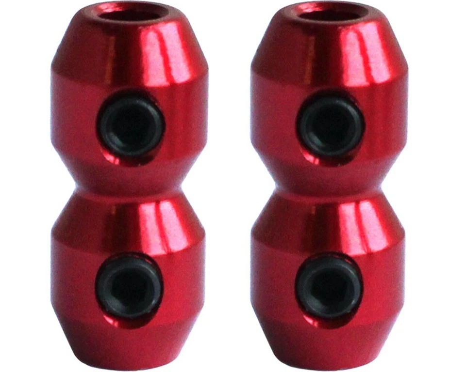 SENZO Go Kart Anodised Cable Clamp Pair 'Bullet' Style Karting Racing