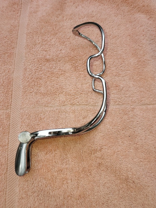 Vintage Sklar Chrome Surgical Mouth Gag Circa 1932