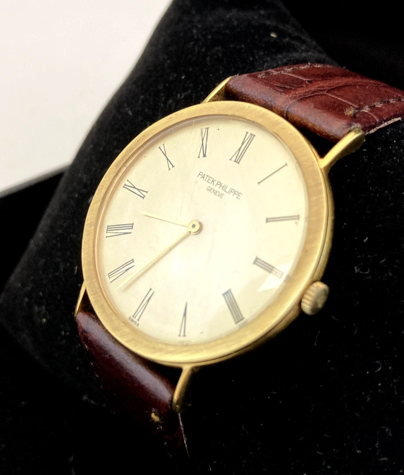 RELOJ CALATRAVA SUIZO PATEK PHILIPPE PARA HOMBRE ORO AMARILLO 18K - RECIÉN REPARADO COMPLETAMENTE