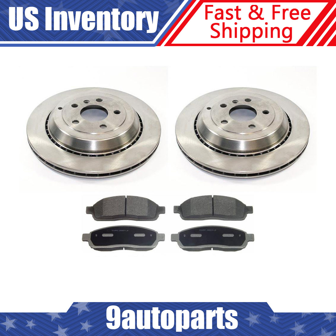 For 20072012 MercedesBenz GL450 Rear Brake Rotors And Metallic Brake