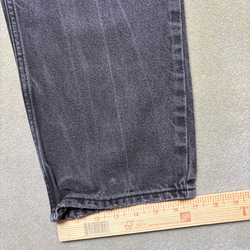 Levis Silvertab Jeans Womens 26x31 (Fit 27x29) Black Distressed Thrashed Y2K Vtg - Picture 8 of 9