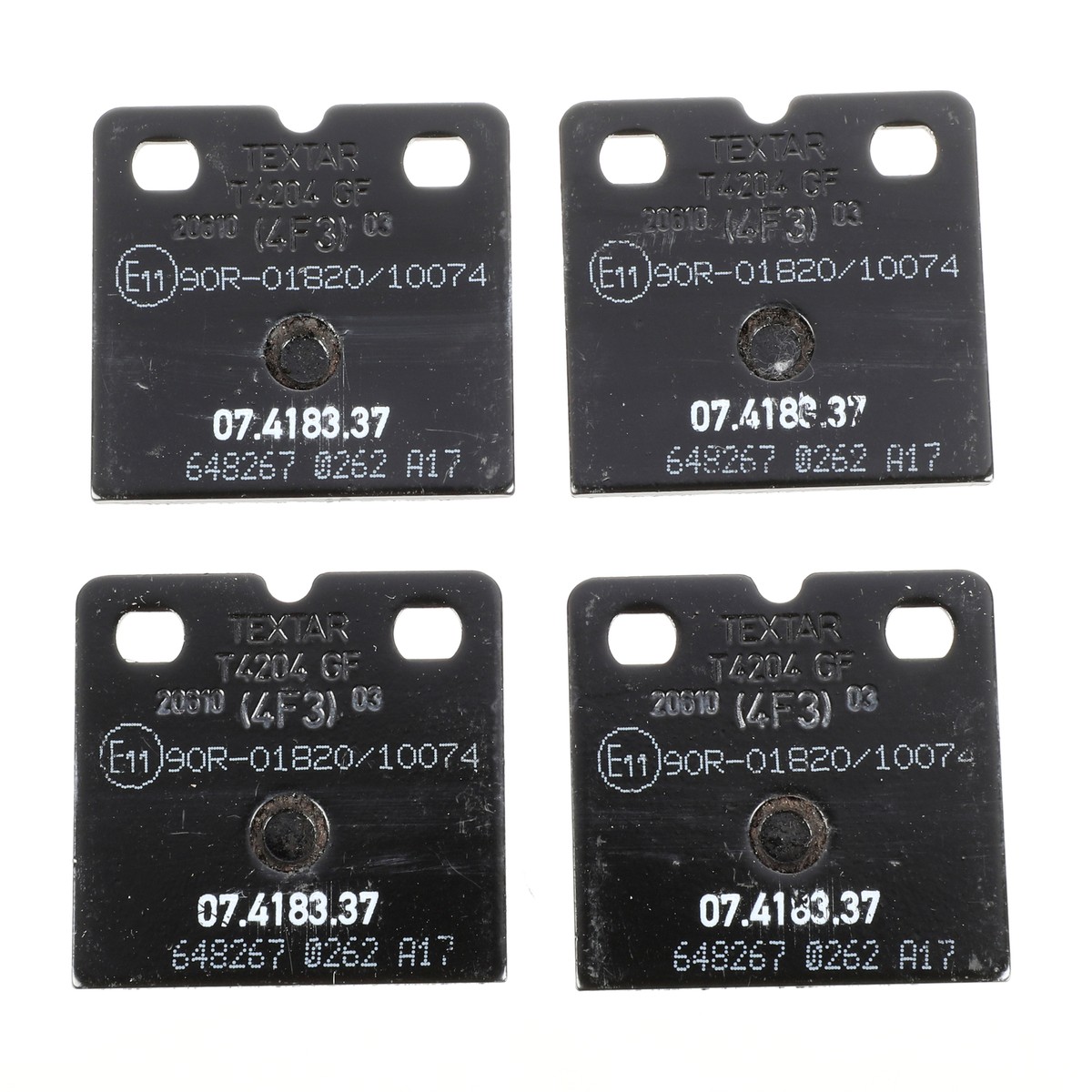 GENUINE LAMBORGHINI Aventador TEXTAR Rear Hand Brake Pad Set OEM  