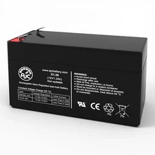Topin TP12-1.3 12V 1.3Ah Sealed Lead Acid Replacement Battery