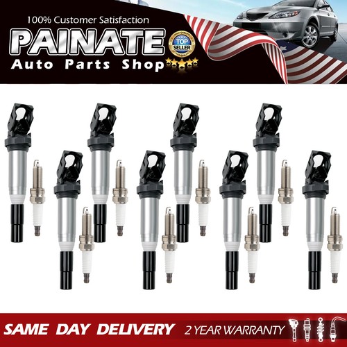 16PCS Ignition Coil & Spark Plug For BMW X5 525i 528i 550i 650i 750Li 4