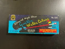 SPECIAL HIGH CLASS GUITAR WATER COLOUR Paint No 120 NOS 6 still sealed 9 colors
