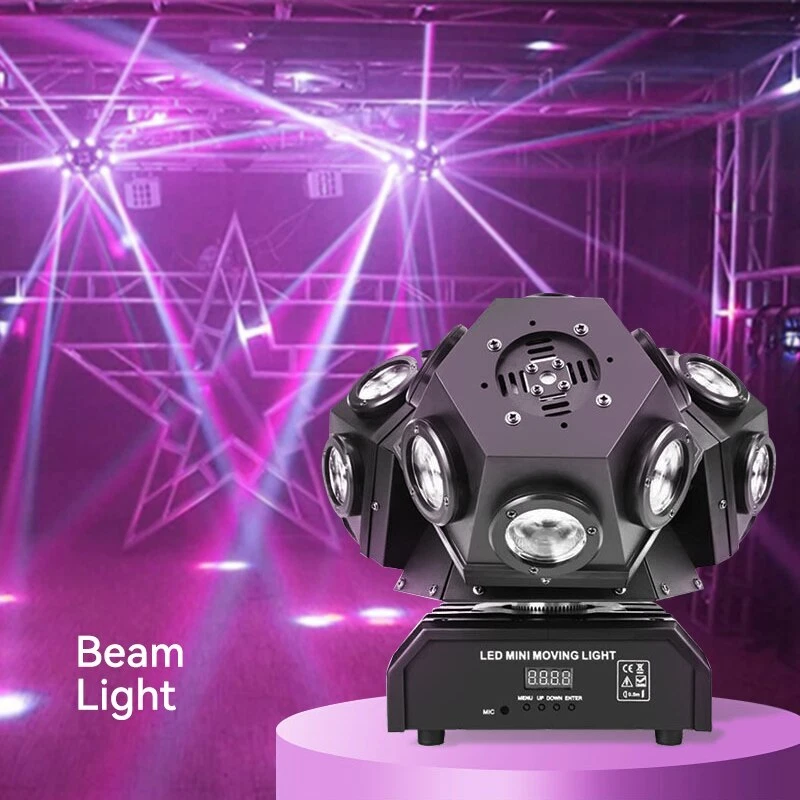 180W LED Laser Moving Head Light DMX Stage Beam Spot Lighting for DJ Party Xmas