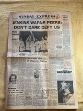 Woman Tennis Win Wightman Cup Express June 16 1968 PART Newspaper