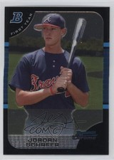 2005 Bowman Draft Chrome Jordan Schafer #BDP77 0q5
