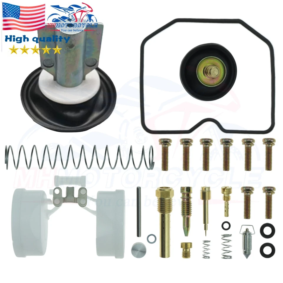 4PCS For Kawasaki Concours ZG1000 1989-2006 Carb Repair Kit Diaphragm float Foto 2 de 4