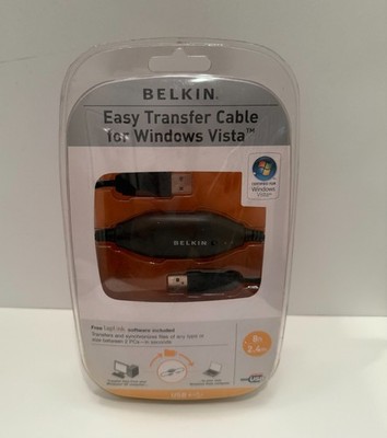 NEE Belkin Easy Transfer Cable for Windows Vista with Laplink 8 ft (2.4m) KG