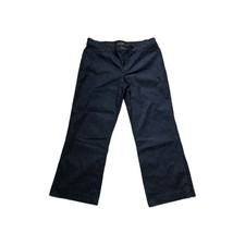 Womens Lee Pants Trouser Size 16 Chambray Regular Fit Mid Rise Flex Motion