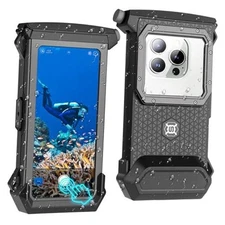 Professional 100FT/30M Underwater Waterproof Diving Snorkeling Phone 5TH Black