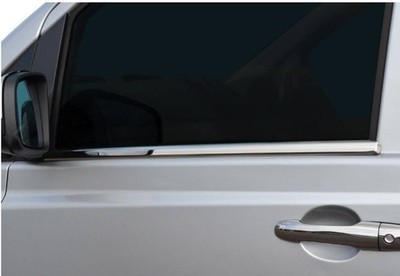 Exterior Window Lower Molding Trims Chrome For Mercedes Vito W639 03-14 2 Pcs