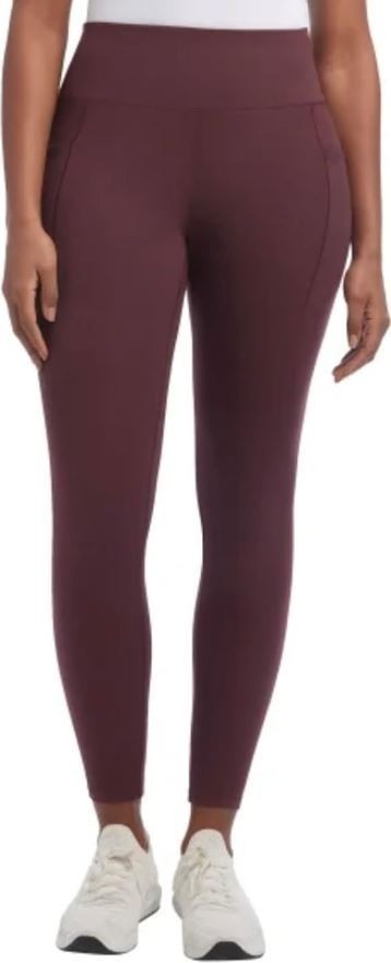 Danskin Women's Satin Stitch 7/8 Legging, Sassafras, Size S