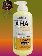 AHA Skin Whitening Body Lotion Strong Brightening cream 500ml USA Stock      
