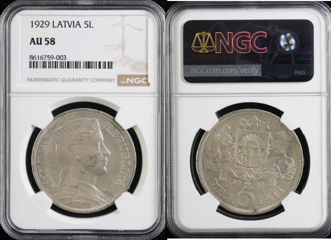 Silver 1929 Year Estonian, Latvian & Lithuanian Coins Just Listed 2026