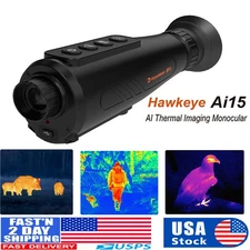 GTGUARD Thermal Monocular Ai 384x288 50Hz 15mm Thermal Imaging Scope for Hunting