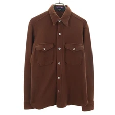PAUL SMITH COLLECTION made in Japan Long sleeve stretch shirt M Brown Men's