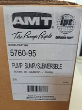 AMT  5760-95 Submersible Shredder Sewage Pump (Electric)  NEW, open box