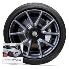 1/4 Inch Wide Wheel Lip Protection  Curb Rash Savers  Set of 4 1/4 inch Black