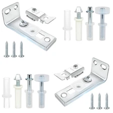 2 Pack Bifold Door Hardware Repair Kit Bi-fold Sliding Closet Replacement