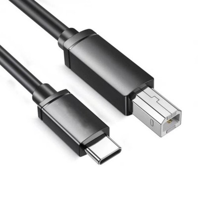 50-300cm Long Type C to USB 2.0 Printer Cable Data Cord Line for Phones Laptops