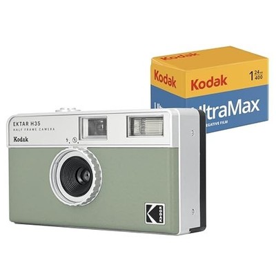 KODAK EKTAR H35 analoge Halbformatkamera (Sage Bundle mit 24exp Film)