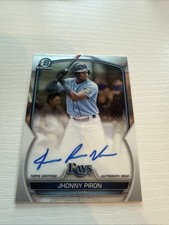 2023 Bowman Chrome - Prospect Autographs Jhonny Piron #CPA-JPN (AU, RC)