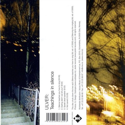 ULVER Teachings In Silence CD 2003