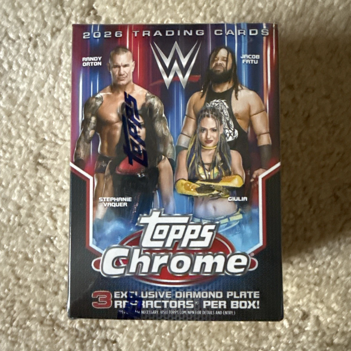 Topps Wrestling WWE Serial Numbered Sports Trading Cards
