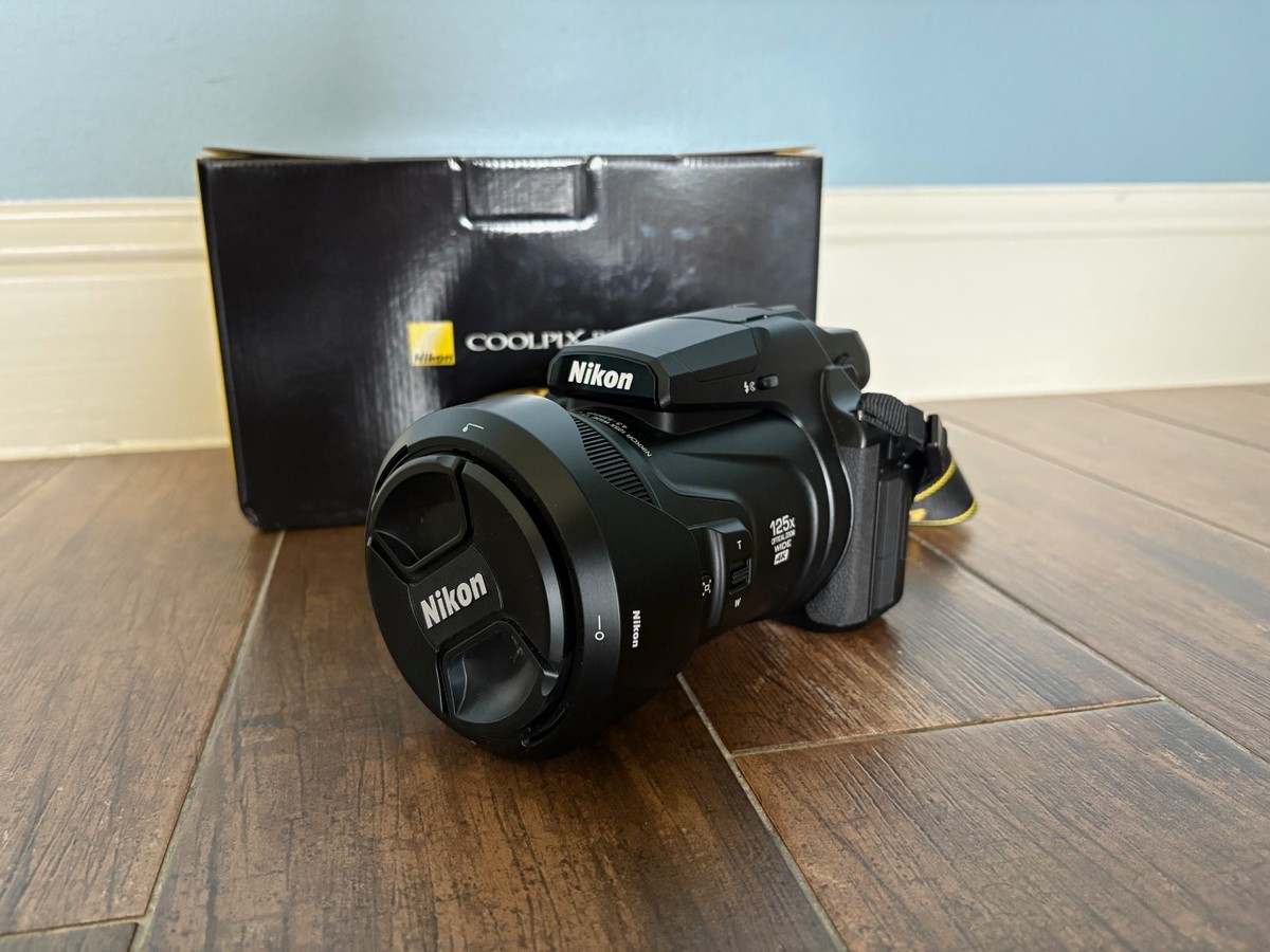 125x Zoom Nikon P1000 4k Video HDMI Nikon Coolpix P1000, Black