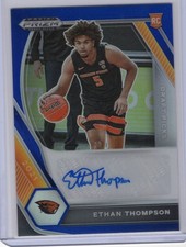 2021-22 Panini Prizm Draft Picks Blue Auto /199 - Ethan Thompson #DP-ETH (RC)