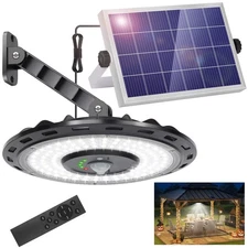 Solar Lights Indoor Outdoor, 3000LM Dimmable 5 Modes (2 for All Day Lighting)...