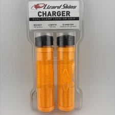 Lizard Skins Dual-Clamp Lock-On Charger Grips Orange