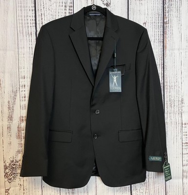 NWT Ralph Lauren Lattimore Suit Jacket, Black, Various Sizes Retail $299