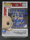 Funko Pop WWE  KURT ANGLE #146 Autographed JSA CERTIFIED